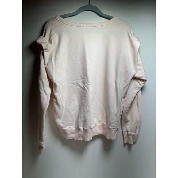 Mododoc Sweatshirt Women’s Sz Large Long Sleeve Pullover Ivory - Picture 7 of 9